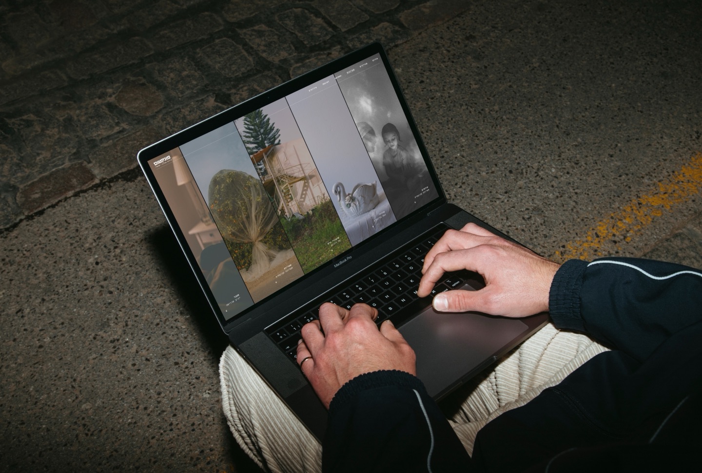 The Punktum website on a laptop