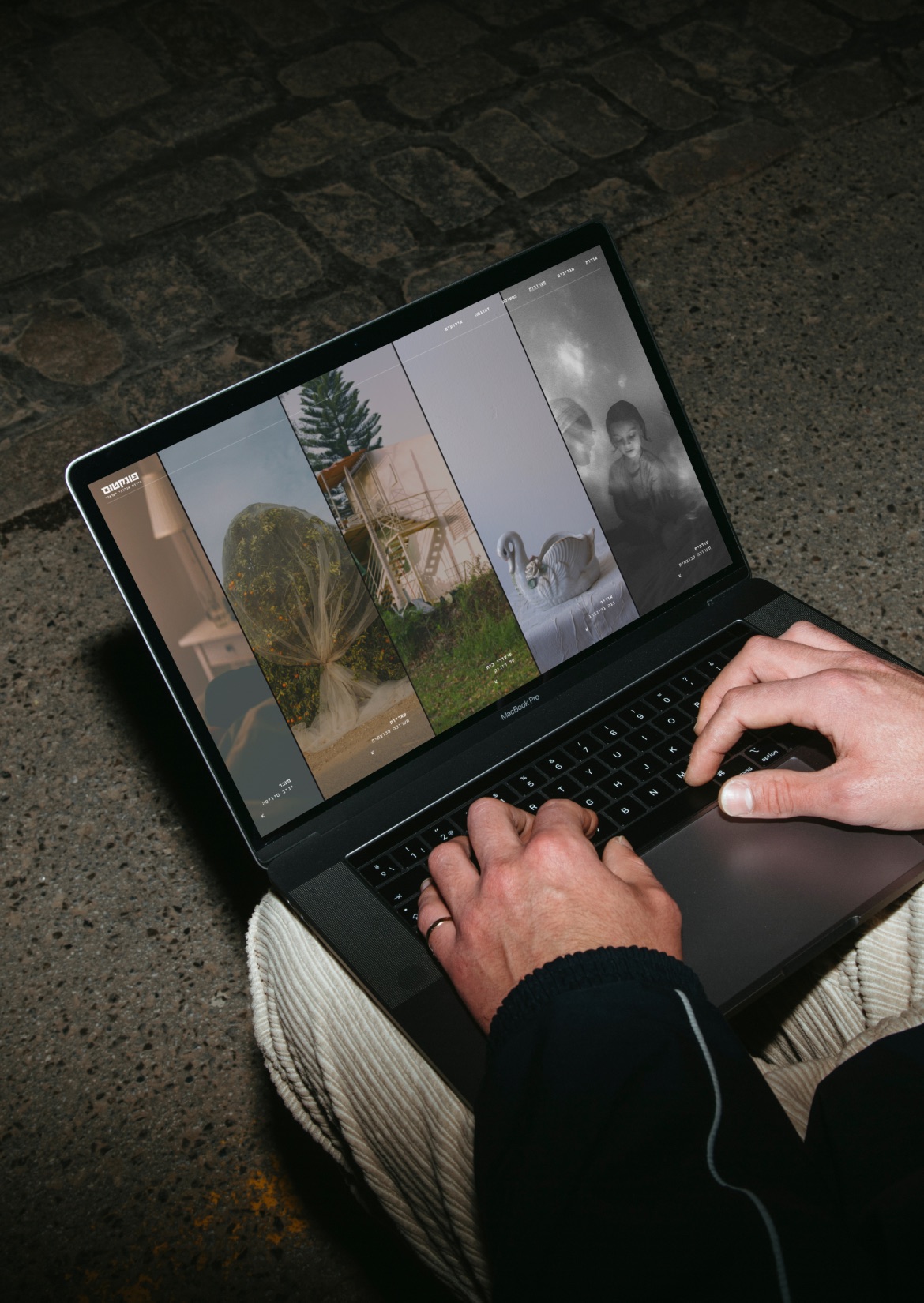 The Punktum website on a laptop